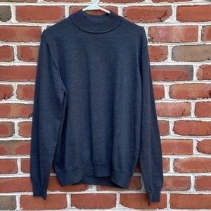 Nordstrom 100% Merino Wool Grey Sweater